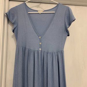 See You Monday Blue Midi Dress - Small
